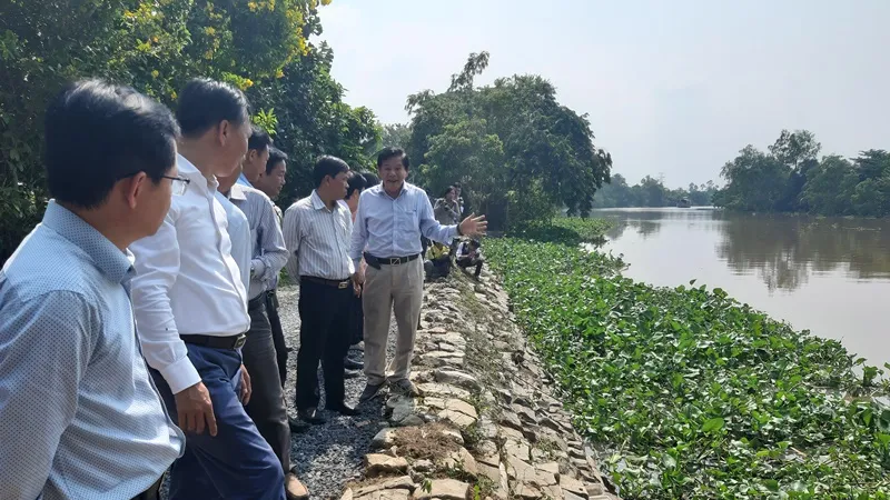 Đồng Tháp áp dụng biện pháp khẩn cấp khắc phục sạt lở