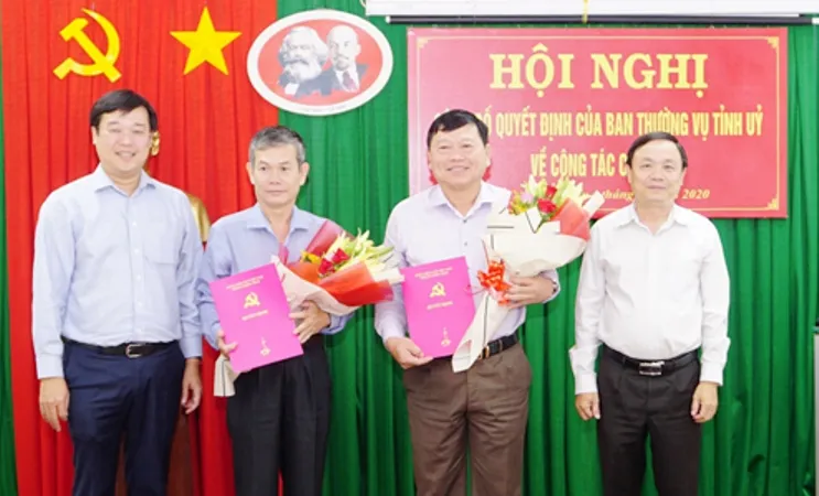 Đồng Tháp: Bí thư huyện giữ chức Trưởng Ban Nội chính Tỉnh ủy