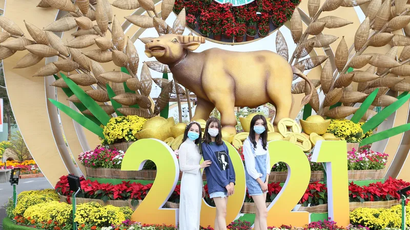 Đường hoa Xuân Cần Thơ 2021 đóng cửa tối 30 Tết, sớm hơn kế hoạch 5 ngày