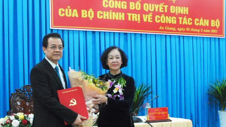 Đồng chí Lê Hồng Quang giữ chức Bí thư Tỉnh ủy An Giang