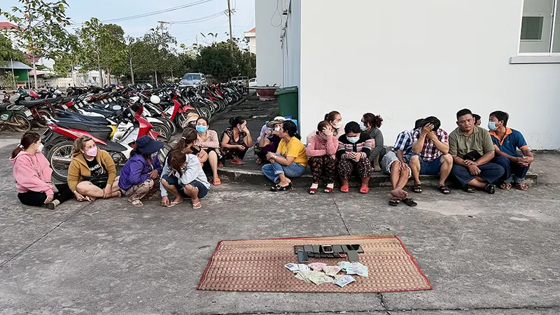  Triệt phá sòng bạc, thu giữ hàng trăm triệu đồng ở An Giang