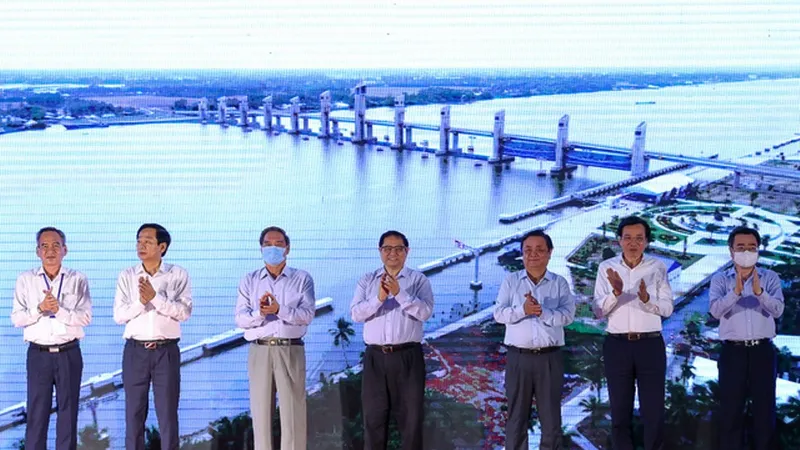 Thủ tướng Phạm Minh Chính dự khánh thành dự án thủy lợi Cái Lớn – Cái Bé