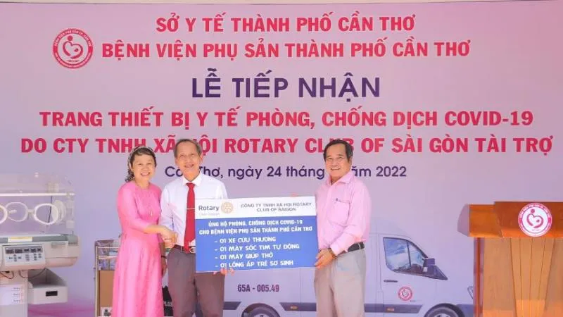 TP Cần Thơ nhận hỗ trợ thiết bị phòng chống dịch Covid-19 hơn 1,38 tỷ đồng