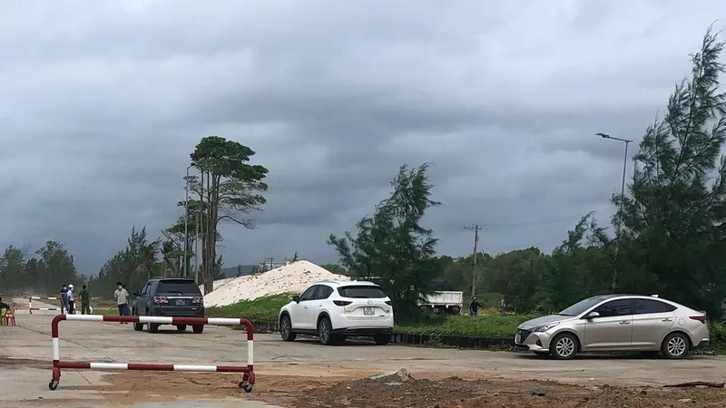 Khu vực phát hiện 7 thi thể nghi là công dân Trung Quốc bị chìm tàu trôi dạt vào bờ biển Phú Quốc. Ảnh: CTV
