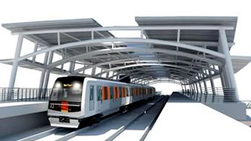 Mô hình tuyến metro Bến Thành - Suối Tiên