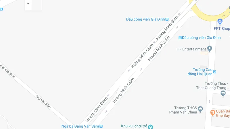 Cấm phương tiện lưu thông trên đường Hoàng Minh Giám