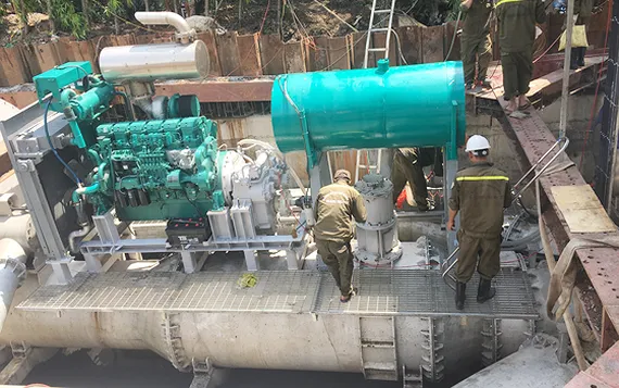 Thuê máy bơm chống ngập đường Nguyễn Hữu Cảnh gần 10 tỷ đồng/năm