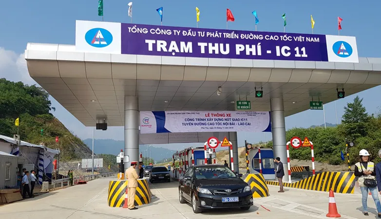 Nút giao IC-11 trên tuyến cao tốc Nội Bài - Lào Cai được thông xe và đưa vào sử dụng