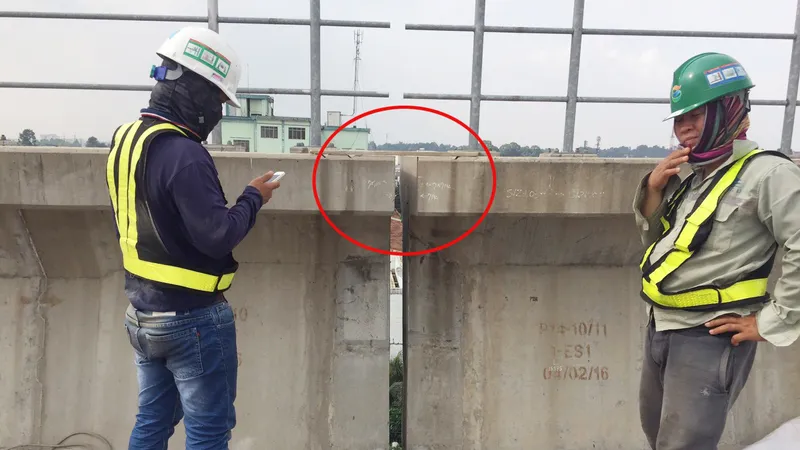 Sự cố dầm cầu tuyến metro Bến Thành - Suối Tiên đã được khắc phục