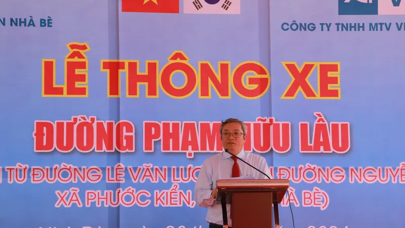 Thông xe đường Tạ Quang Bửu quận 8 và đường Phạm Hữu Lầu huyện Nhà Bè