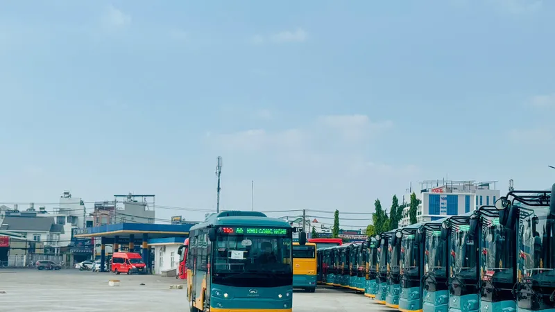 Tăng cường xe buýt phục vụ hành khách tại sân bay Tân Sơn Nhất và các bến xe liên tỉnh trên địa bàn TPHCM. Ảnh: QUỐC HÙNG