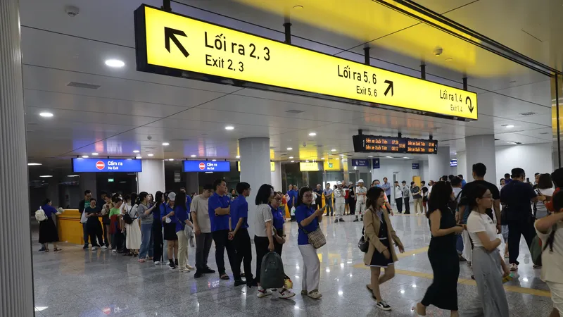Từ ngày 6-6, hành khách đi metro Bến Thành - Suối Tiên có thể thanh toán qua Zalopay