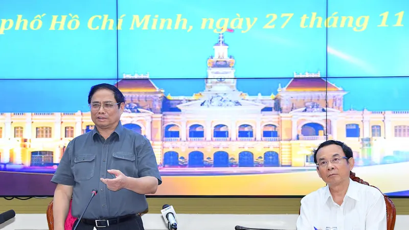 Thủ tướng Phạm Minh Chính làm việc, gỡ khó cho TPHCM về giải ngân vốn đầu tư công