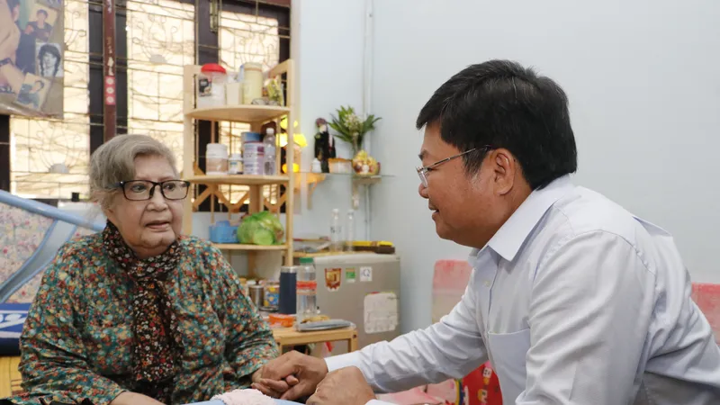 Nghệ sĩ lão thành hạnh phúc khi được chăm sóc tại Trung tâm Dưỡng lão Thị Nghè