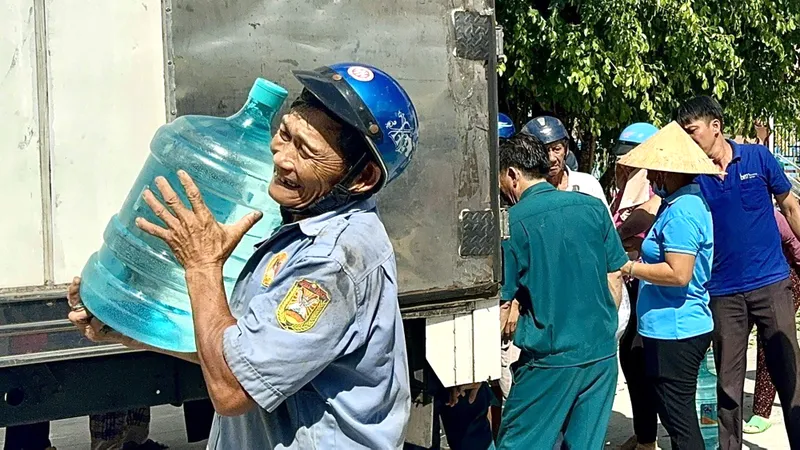 “Giọt nước nghĩa tình” đồng hành cùng vùng hạn mặn ở ĐBSCL