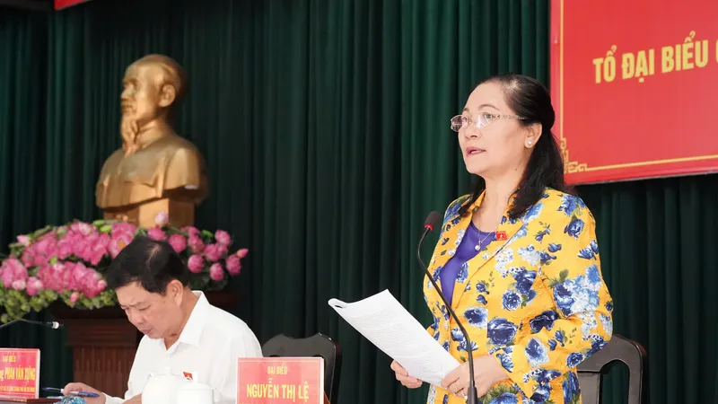 ĐBQH Nguyễn Thị Lệ: Giải quyết sớm các kiến nghị liên quan mật thiết đến đời sống người dân
