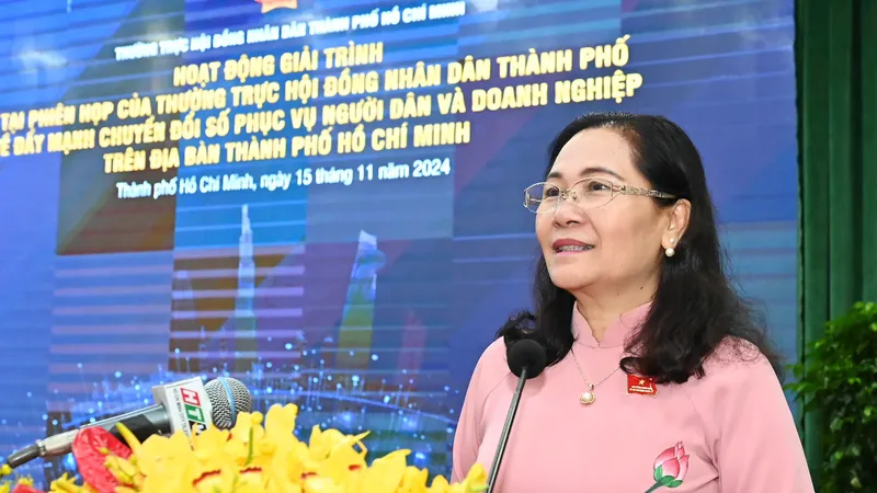 Chủ tịch HĐND TPHCM Nguyễn Thị Lệ: Ưu tiên đào tạo, phát triển nguồn nhân lực số