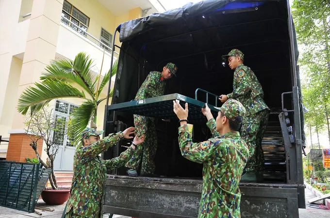 Lực lượng vũ trang TPHCM tham gia chống dịch Covid-19
