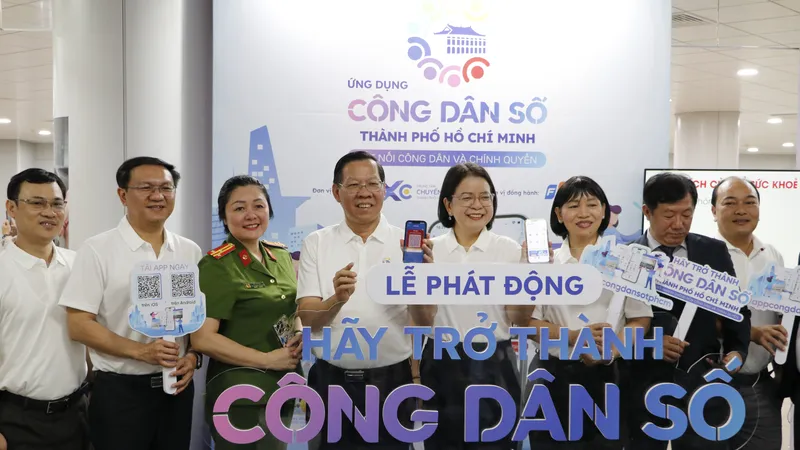 UBND TPHCM phát động hãy trở thành công dân số TPHCM vào cuối năm 2024