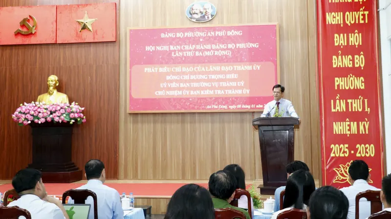 Phường An Phú Đông đứng tốp đầu về chất lượng phục vụ người dân, doanh nghiệp