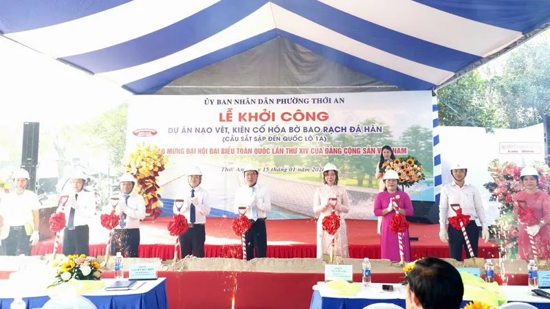 Phường Thới An khởi công dự án dân sinh có mức đầu tư 700 tỷ đồng