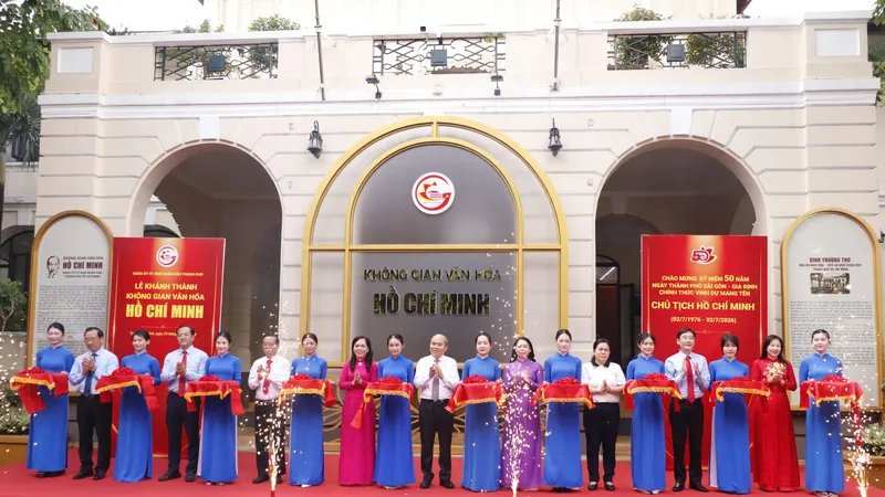 Khánh thành Không gian văn hóa Hồ Chí Minh tại trụ sở Đảng ủy UBND TPHCM