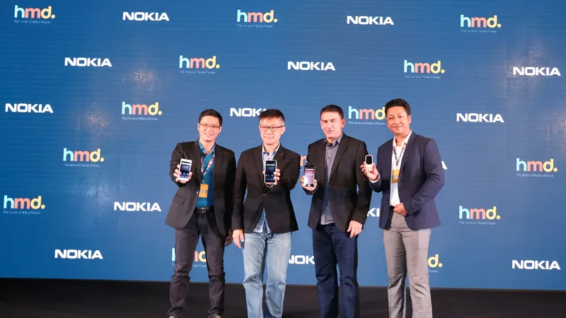 Công ty HMD đã ra mắt 3 smartphone đầu tiên mang thương hiệu Nokia 