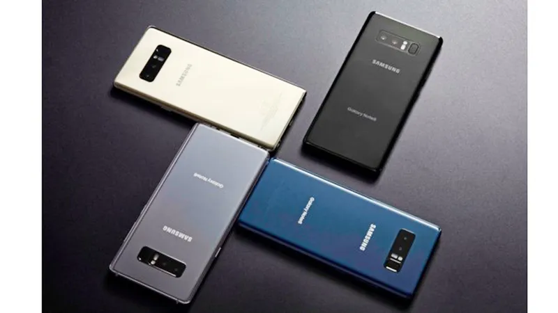 Galaxy Note8 đã chính thức được ra mắt