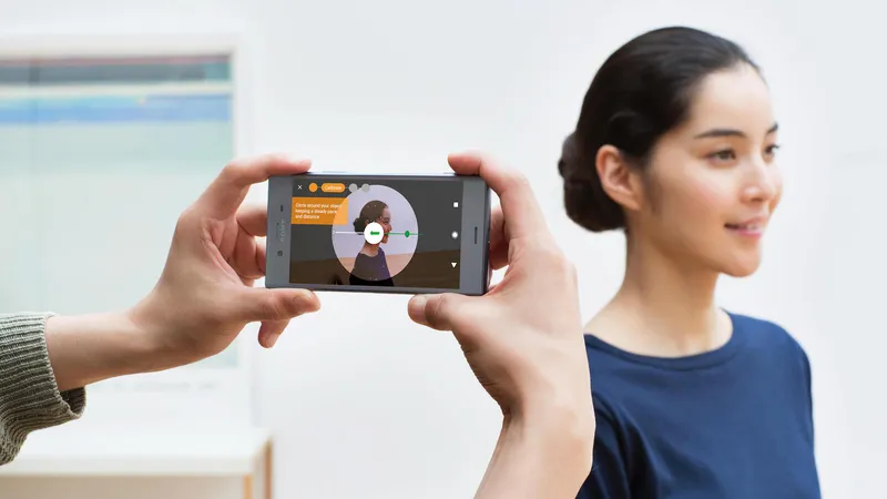 Xperia XZ1 có thể chụp 3D vật thể với chất lượng cao