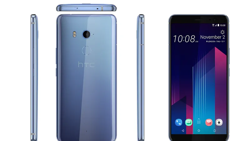 HTC U11 plus có thiết kế hoàn toàn mới