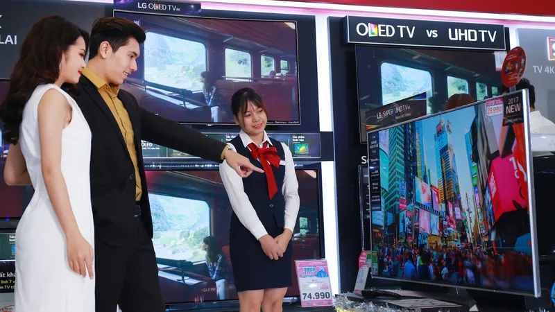 TV LG là một trong những lựa chọn hàng đầu hiện nay của người tiêu dùng