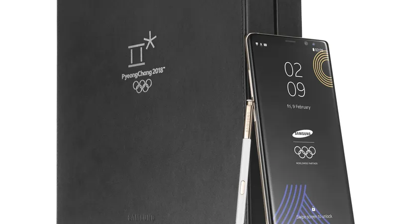 Phiên bản đặc biệt của Note8 cho Thế vận hội Mùa đông 
