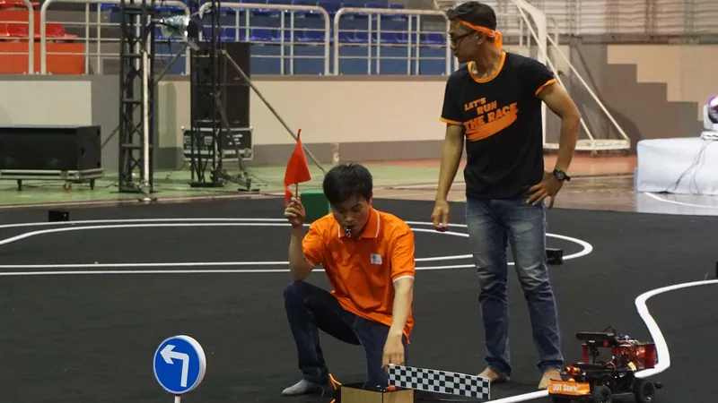 Một phần dự thi trong vòng bán kết 