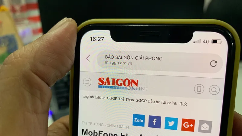 4G của MobiFone đã được kết nối trở lại 