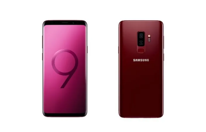 Galaxy S9+ màu vang đỏ