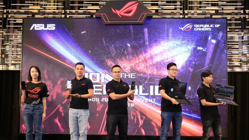Dải sản phẩm chuyên cho game của Asus