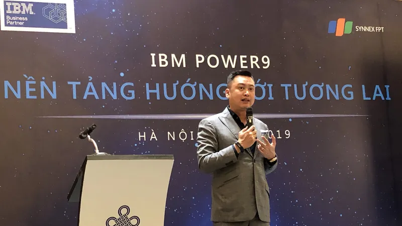 Ông Nguyễn Kim Hòa, Giám đốc quốc gia các giải pháp phần cứng IBM 