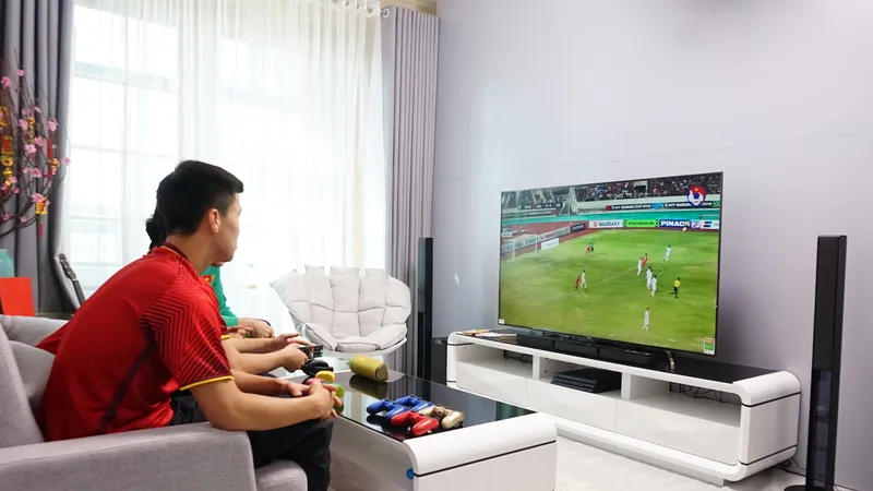 Thiết bị của Sony tặng các cầu thủ