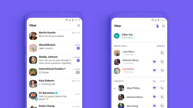 Viber 10 với thiết kế mới