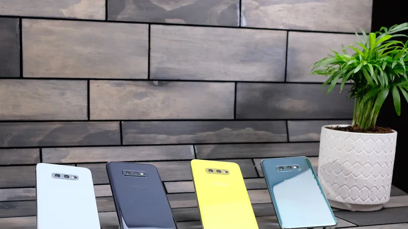 Những chiếc Galaxy S10 của Samsung đã được xuất hiện