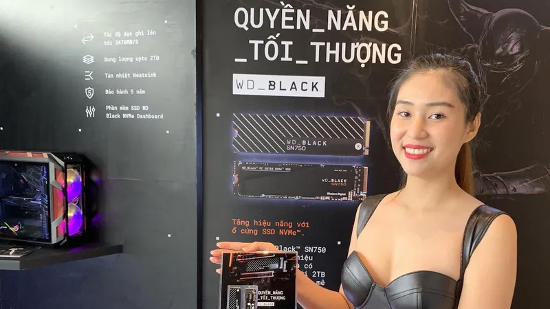 Western Digital Corp đã chính thức ra mắt WD Black SN750 NVMe SSD 