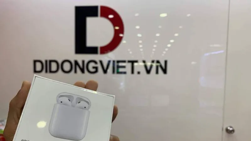 Airpods 2 đầu tiên về Việt Nam tại Di Động Việt
