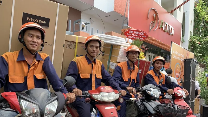 ADiDi liên quan đến lắp đặt, sửa chữa, bảo hành điện máy, diện gia dụng