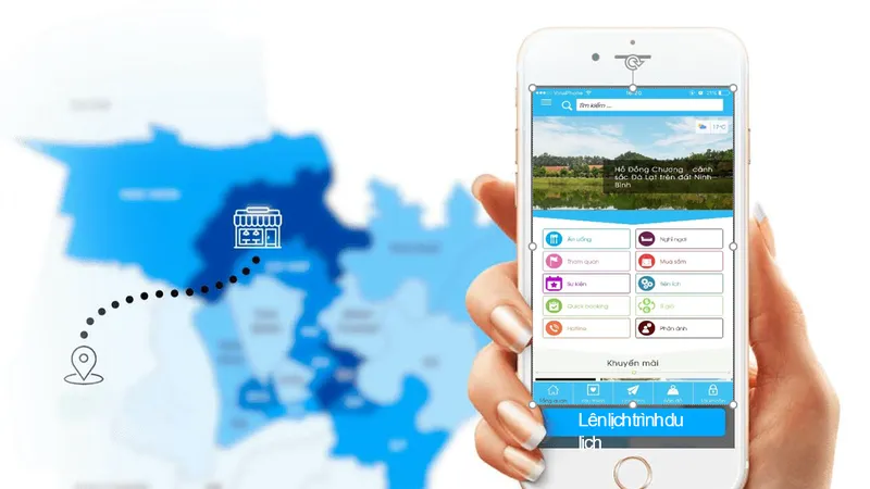 Ứng dụng Smart Tourism trên smartphone