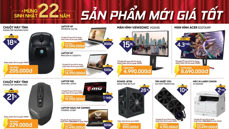 Nhiều sản phẩm công nghệ đang giảm giá tại Phong Vũ