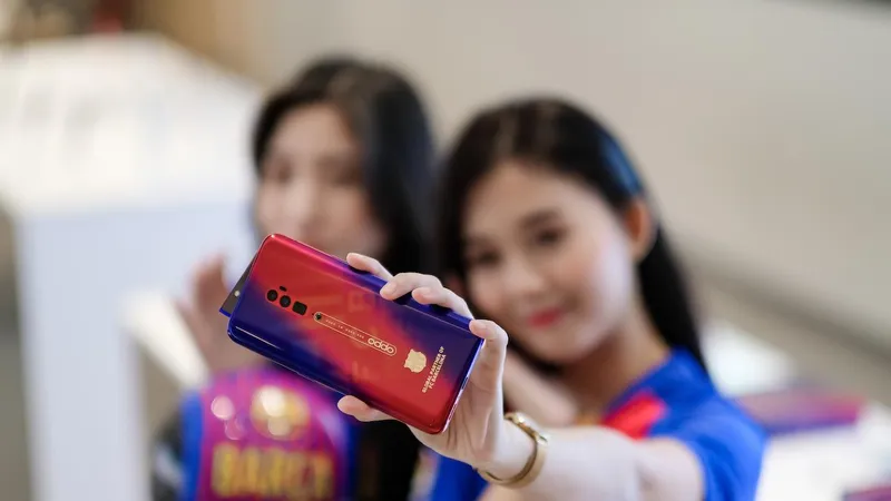 Oppo Reno Zoom 10x phiên bản đặc biệt Barcelona tại Việt Nam