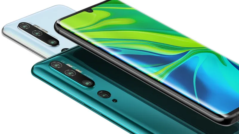 Xiaomi ra mắt Mi Note 10 với cụm 5 camera với cảm biến 108MP 