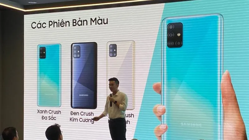 Galaxy A51 có mức giá 7.99 triệu đồng tại thị trường Việt Nam 