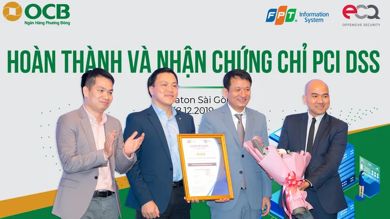 OCB triển khai thành công OPEN API và nhận chứng chỉ PCI DSS