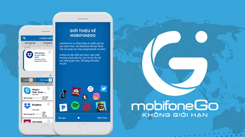 MobiFoneGo là cổng cung cấp data không giới hạn cho một hoặc một nhóm ứng dụng. 